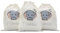 Infants - 3 Sacchetti Cambio Ospedale per Neonato in 100% Cotone Biologico - Personalizzati con Stampa - Regali Nascita Bimba/o - Sacco Adatto per Asilo e Nido - 25x32cm - Made In Italy