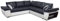 All4All Ecksofa mit Schlaffunktion Espanya 2a2 246 cm x 246 cm - Sofa in L-Form - Schlafsofa mit Bettkasten - Eckcouch - Gewebe mit Kunstleder - Schwarz/Weiß - Modern 19