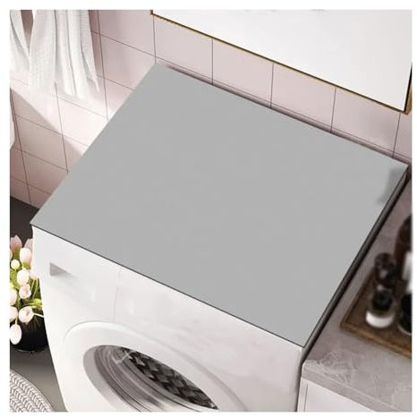 XYUERU Copertura for Lavatrice, Tappetino for Lavatrice, Copertura for Frigorifero, Protezione Antipolvere, Antiscivolo, Universale for Lavatrice, asciugatrice, Frigorifero(Gray,40X60cm)
