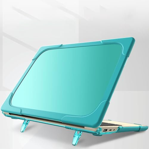 Compatibile con Microsoft Surface Laptop Go 1/2/3 12.4 1943/2013/3710/2022 custodia antiurto, custodia protettiva robusta resistente (blu)