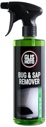 Glismoto Bug and Sap Remover 500ml – Powerful Ready-to-Use Cleaner for Flies, Tree Sap & Bird Droppings | Safe on Paint, Vinyl & Plastics | Wax & Coating Safe Formula 500ml