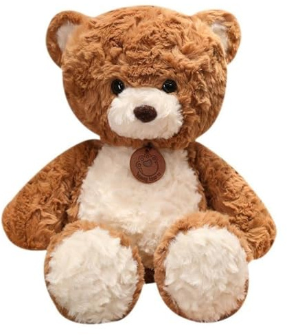 KUKUShining Teddybär Plüschtier, Niedliches Stofftier Flauschige Puppe Weiches Geschenk for Geburtstag Oder Valentinstag(80cm/31.5in)