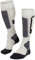FALKE Damen Skisocken SK4 Advanced W Kh Wolle Funktionsmaterial warm dünn 1 Paar, Weiß Off-White 2040-O, 37-38