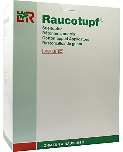 RAUCOTUPF Stieltupfer 2 St ster.kleiner Wattekopf 100X2 St