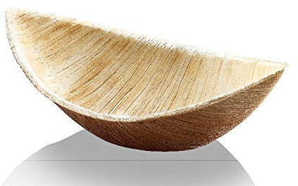 Greenway 25 Coupelles Forme Pirogue en Palmier biodégradable