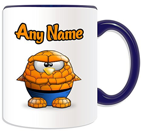 Benjamin Grimm Tasse mit Pinguin-Film-Charakter-Design, Farboptionen, personalisierbar