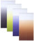 Garduna Flow Plissee # blau 100cm # - mit Farbverlauf - verspannt - Smartfix - Klemmfix - ohne Bohren - viele Größen - Sichtschutz - lichtdurchlässig