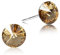 LUISIA® Ohrstecker mit Kristallen von Swarovski® - 6 mm - Hellbraun