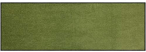 Salonloewe Fußmatte waschbar Salbei 60x180 cm Sauberlaufmatte, Fußabtreter außen, Motiv-Fußmatte, Wohnmatte