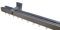 Innenlaufsystem Gardinenstange Square-LINE kantig, auf Maß - Aluminium - 340 cm 2-Lauf