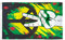 AZ FLAG Bandiera Pace Graffiti 90x60cm - Bandiera della Pace 60 x 90 cm