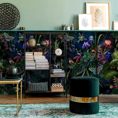 kina - RA0362 Película Adhesiva para Muebles y Paredes Pegatinas de Pared Impermeables antiarañazos Papel Pintado Natural PVC para Pared Electrodomésticos de Cocina Baño