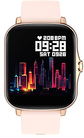 Montre connecté Homme Femme smartwatch de Sport avec des écouteurs Bluetooth sans Fil, Montre de fitnessd'écran Tactile