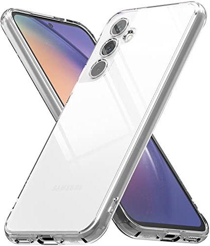 Ringke for Samsung Galaxy A54 5G Case, Fusion (Clear) | Slim & Transparent, Shockproof Bumper, Scratch-Resistant Back, Individual Camera Cutouts