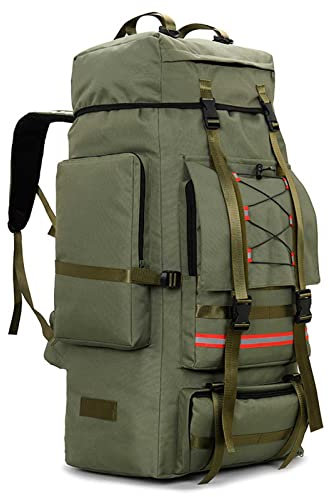 FLYIFE Wanderrucksack,130L roßer Kapazität Trekkingrucksack Reiserucksack Oxford-Stoff Outdoor Daypacks Tasche für Reise Daypack Multifunktionale für Wandern Fahrrad Sport Herren Damen