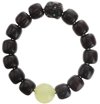 Healeved Schmuck 1stk Armband Aus Ebenholz Armreif Aus Ebenholz Perlenarmbänder Strecken Chakra-Armband Antikes Armband -Paare Frauen Armbänder Perlen Dehnen Fräulein Natürlich Perlenkette