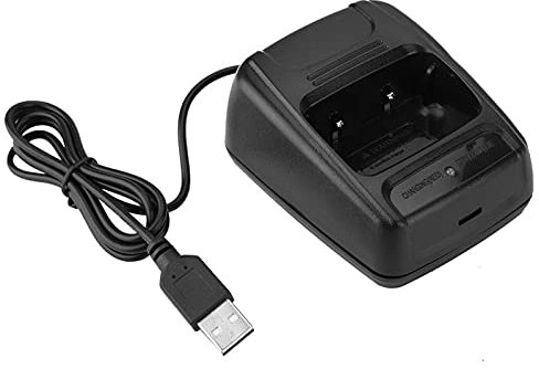 KOSDFOGE BF 888S Cargador Adaptador de Enchufe USB, Cargador de Coche para Walkie Talkie para BAOFENG 888S 777S 666S H777 R888s Radio Bidireccional Walkie Talkie BF 888S