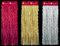 Selections Garden Lametta Christmas Tree Tinsel Strands Red Gold Silver Wavey Lametta Pack of 2 (Red Wavey x2)