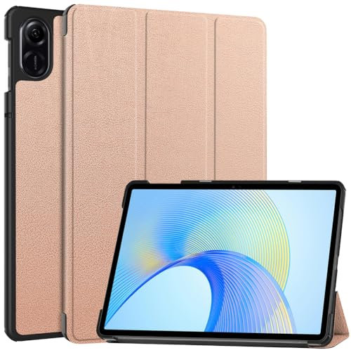 Kepuch Custer Cover per Honor Pad X9, Honor X8 PRO 11.5,PU-Pelle Case Custodia - Rosso Oro
