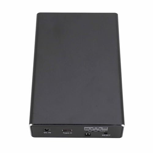 Bewinner Dual Bay External Hard Drive RAID Enclosure for 2.5 Inch SATA I/II/III HDD SSD,RAID 0/1/LARGE/PM,External Hard Drive Docking Station for 2.5 Inch SATA I/II/III HDD SSD