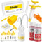 Yiezio Brake Bleed Kit for SHIMANO Hydraulic Brakes, Brake Fluid Change Hydraulic Kits, Including High Performance Brake Fluid Mineral Oil 120ml