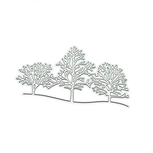 Asukohu Bäume Wald Stanzschablone Für Kreative Papierkunst Handwerk Schnittvorlage Für DIY Scrapbooking Karten Home Wall Dec Stanzschnitte Mit A View Papier