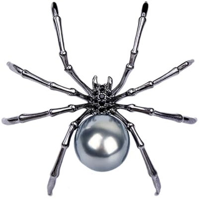 Spinne Broschen Insekt Tier Pin Abzeichen Kristall Spinne Brosche Kristallinsekten Spinne Anstecknadel Brosche Insekt Spinne Brosche Schmucknadeln Für Kleidung Kragen Kleid Schal Tasche