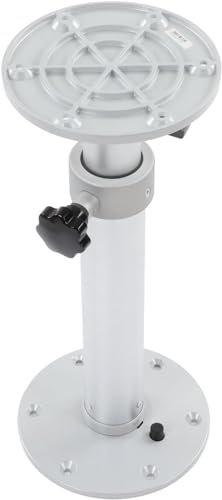 WOZLO Pied de Table Camping Car， Pieds de Table en Alliage D'Aluminium pour RV， Pieds de Table Télescopiques Détachables pour ，460-700mm Convient pour Un Yacht de Caravane à Usage Domestique