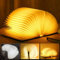 Asfrode LED Buch Licht, Faltbare Buchlampe, Stimmungsbeleuchtung LED Lampe, USB Aufladbare Warmweiß Schreibtisch Buch Licht, Nachtlicht Nachttischlampe für Kinder Freundin Geschenk Home Decor