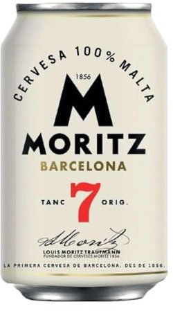 Bier 24 Einheiten Box Moritz 7 Alu-Dose 33 cl