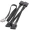 Ldabrye Cable conector de fuente de alimentación PCIE serie de 6 pines a Molex de 4 pines tipo D, fuente de alimentación para cable modular LEADEX