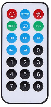 Amplificatore Ricevitore USB TF FM Decoder MP3 Lettore WMA WAV FLAC Portatile per Uso Domestico (Versione + telecomando (con microfono e)