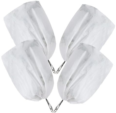 GAROZATION 4stücke Frostschutzhaube Für Pflanzen Aus Vliesstoffmaterial Wasser Und Winddicht Mit Verstellbarem Kordelzug Für Winterschutz Von Pflanzen Im Freien