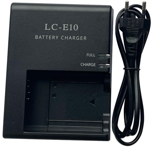 Chargeur de Batterie pour Canon LP-E10 EOS Rebel T7,T6,T5,T3 EOS 1100D,1200D,1300D,1500D,3000D, EOS Kiss X50,X70,X80,X90 Cameras and More