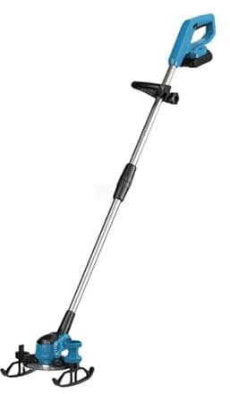 Decespugliatore a Batteria, Tagliabordi a Batteria Compatibile con Makita 18V Batteria, Decespugliatore Elettrico con 3 Tipi di Lame, Maniglia Regolabile per Prati, Arbusti (Senza Batteria)