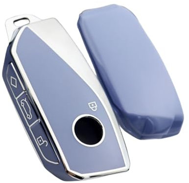 【4 couleurs】 Coque de protection pour clé Z.MYUKI X6, avec porte-clés, pour BMW X6 G06, 2024-2025, 2026, accessoires, bleu