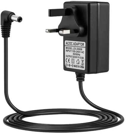 28.8V Charger for Shark Hoover Cordless Vacuum, for IZ202UK IZ202UKT IZ252UK IZ252UKT IZ201UK IF200UKT IF250UK IF202 IR141 IR200 Replacement Power Supply Adapter 800mA