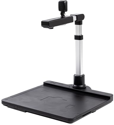 Dokumentenscanner-Kamera, A3 Aufnahmegröße, Dual-Kamera USB2.0 mit LED-Licht, OCR-Funktion, Konvertieren in PDF-Format
