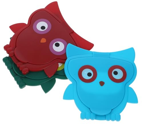 Toyvian 3 Pièces Couvercles pour Lingettes Humides Hermétiques Fonction de Rétention d'Humidité, Couvercles de Rangement pour Lingettes, Accessoires pour Salle de Bain et Voyage