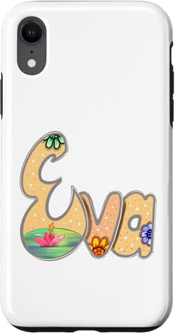 Eva Girls and womens Personalized Custom Personalised name Case for iPhone XR