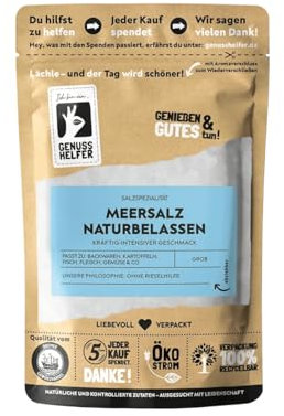 Bremer Gewürzhandel Meersalz, grob, Salz für die Salzmühle, Meersalz zum Kochen, 250g