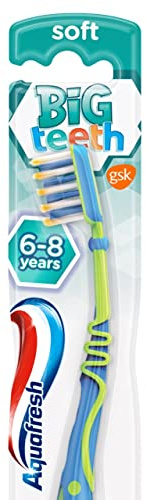 Aquafresh Kids Toothbrush Big Teeth 6-8 Years Soft Bristles x 1