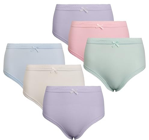 Bonjour Ladies Briefs Maxi Brief 100% Cotton Full Comfort Fit Underwear (6 Pack) - Sizes range 8-20