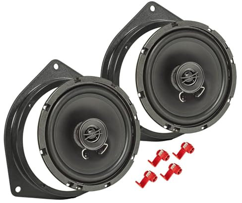 tomzz Audio 4055-002 TA16.5-Pro Lautsprecher Einbau-Set kompatibel mit Toyota Corolla MR2 Avensis Prius RAV4 Auris 165mm Koaxial System