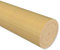 Interdeco Holzstange in Buche lackiert 28 mm Ø für Gardinenstangen, 140 cm