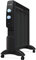 UNIVERSALBLUE Calefactor Mica bajo Consumo | Radiador Silencioso 1500W |Color Negro | Termostato Regulable | Rápido calenamiento