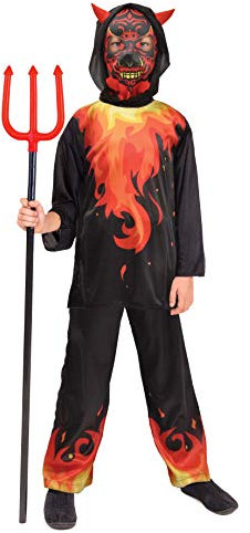 Ciao - Hell Demon costume disguise fancy dress boy (Size 8-10 years)