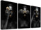 Visario Bild 120x80 cm gerahmt Frau Gold Bilder auf Leinwand Markenware Kunstdrucke 4416