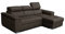 Robin Silver Ecksofa mit Schlaffunktion Bettkasten 3 Verstellbare Kopfstützen Sofa L-Form Schlafsofa Freistehende Eckcouch Schlafcouch Wohnzimmermöbel Wohnlandschaft Rechts Braun