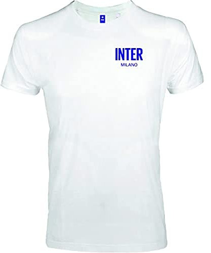Inter Unisex Milano T-Shirt, Weiß, L